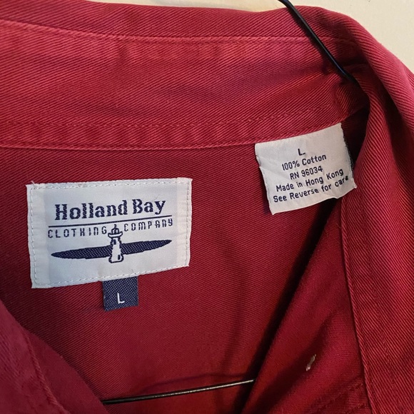 Vintage Stingrays Embroidered Button-Up Work Shirt. - Picture 4 of 4